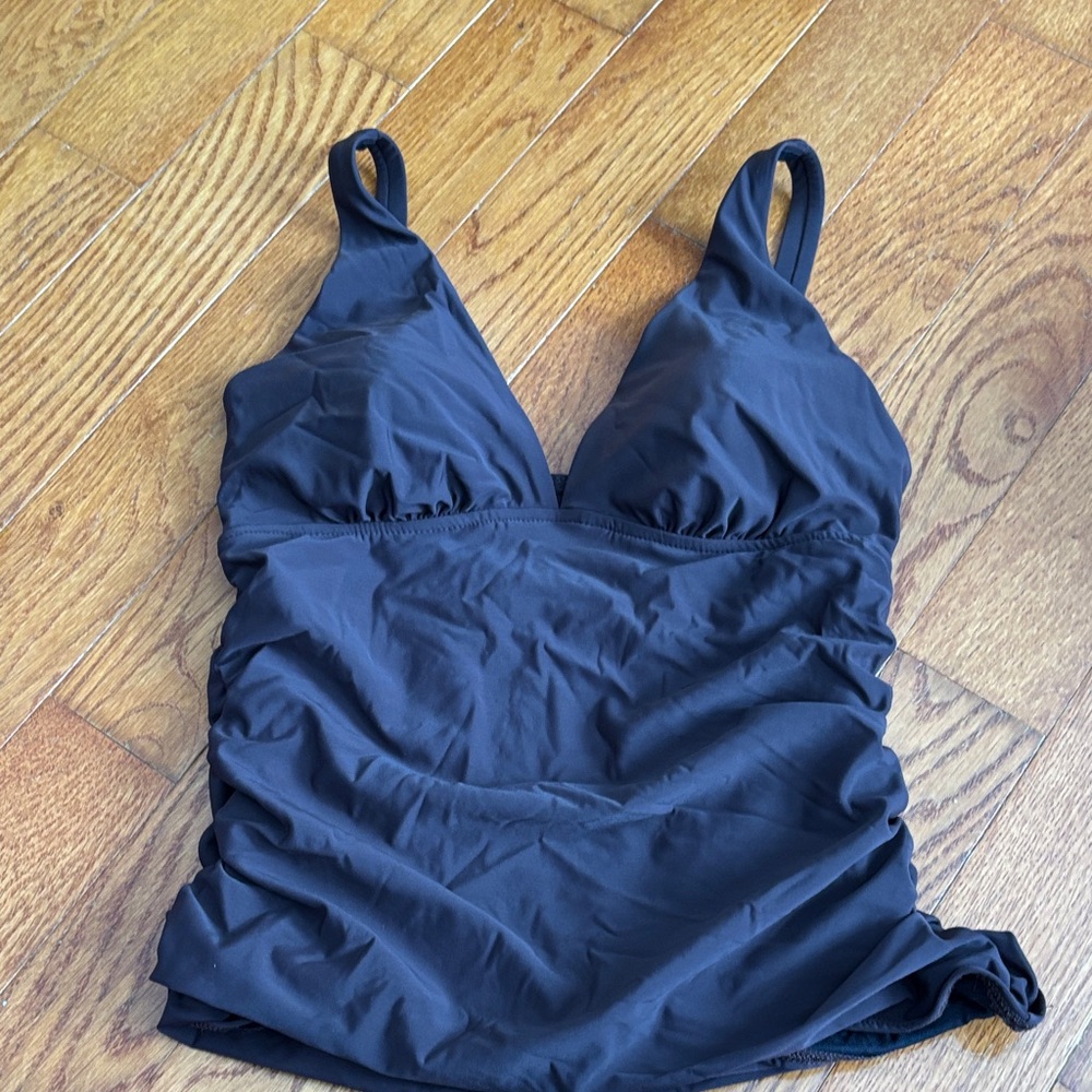 MAGICSUIT BROWN Ruched Swim Top